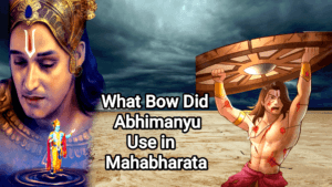 What Bow Did Abhimanyu Use in Mahabharata