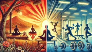 Yoga vs gym workouts for stress relief