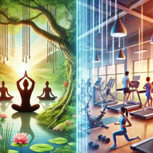 Yoga vs gym workouts for stress relief