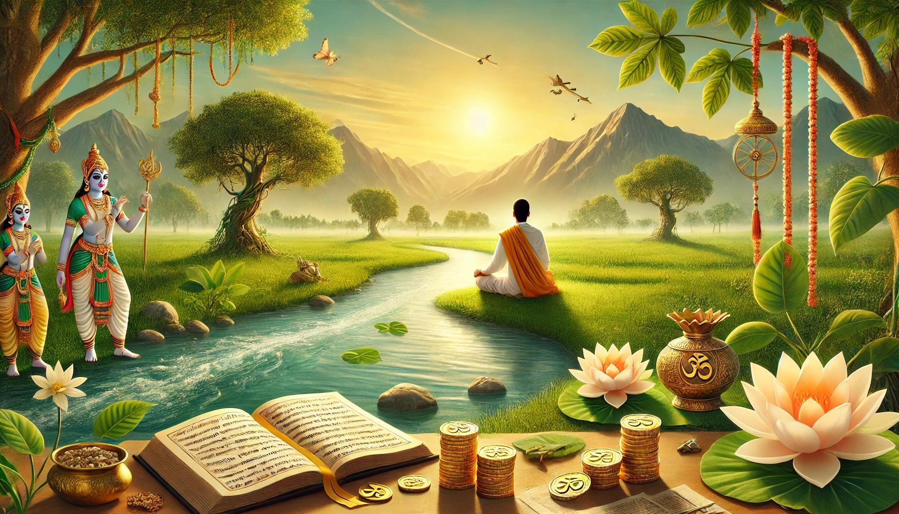 How Vedic wisdom helps with money problems