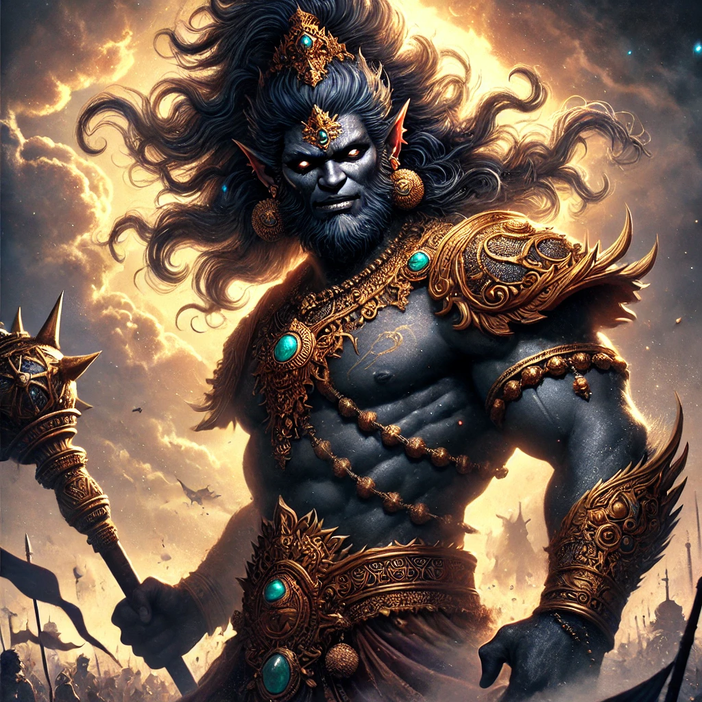 Ghatotkacha half-demon warrior story