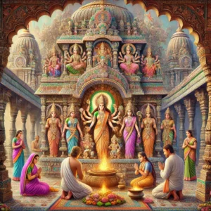 Goddess worship traditions in Hindu temples