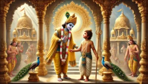 Story of Sudama and Krishna as Prosperity