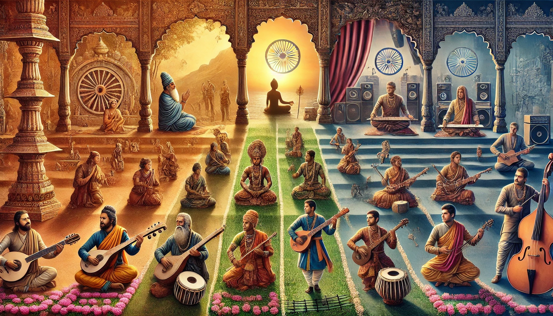 Evolution of Indian classical music