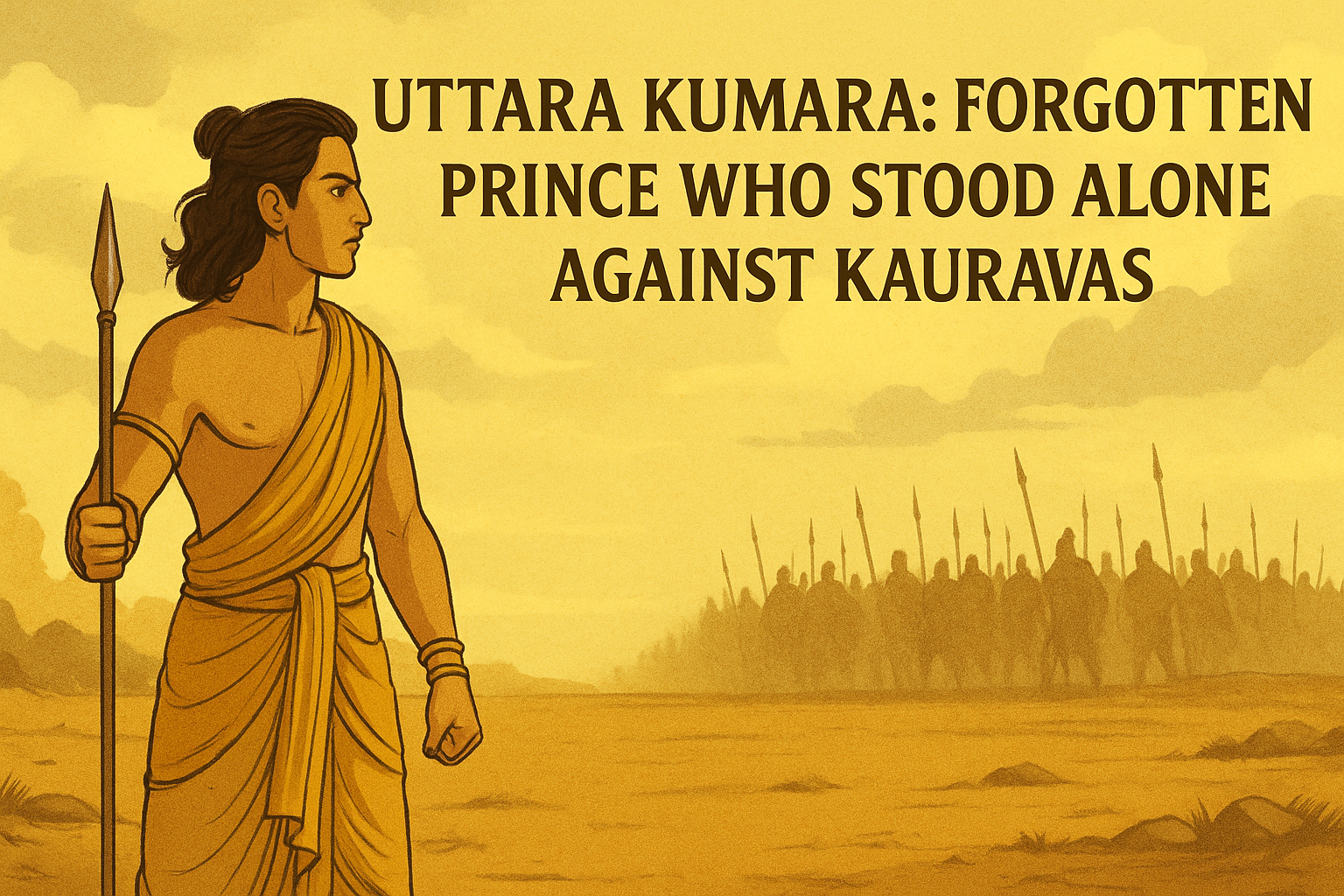 Uttara Kumara unsung hero of Mahabharata