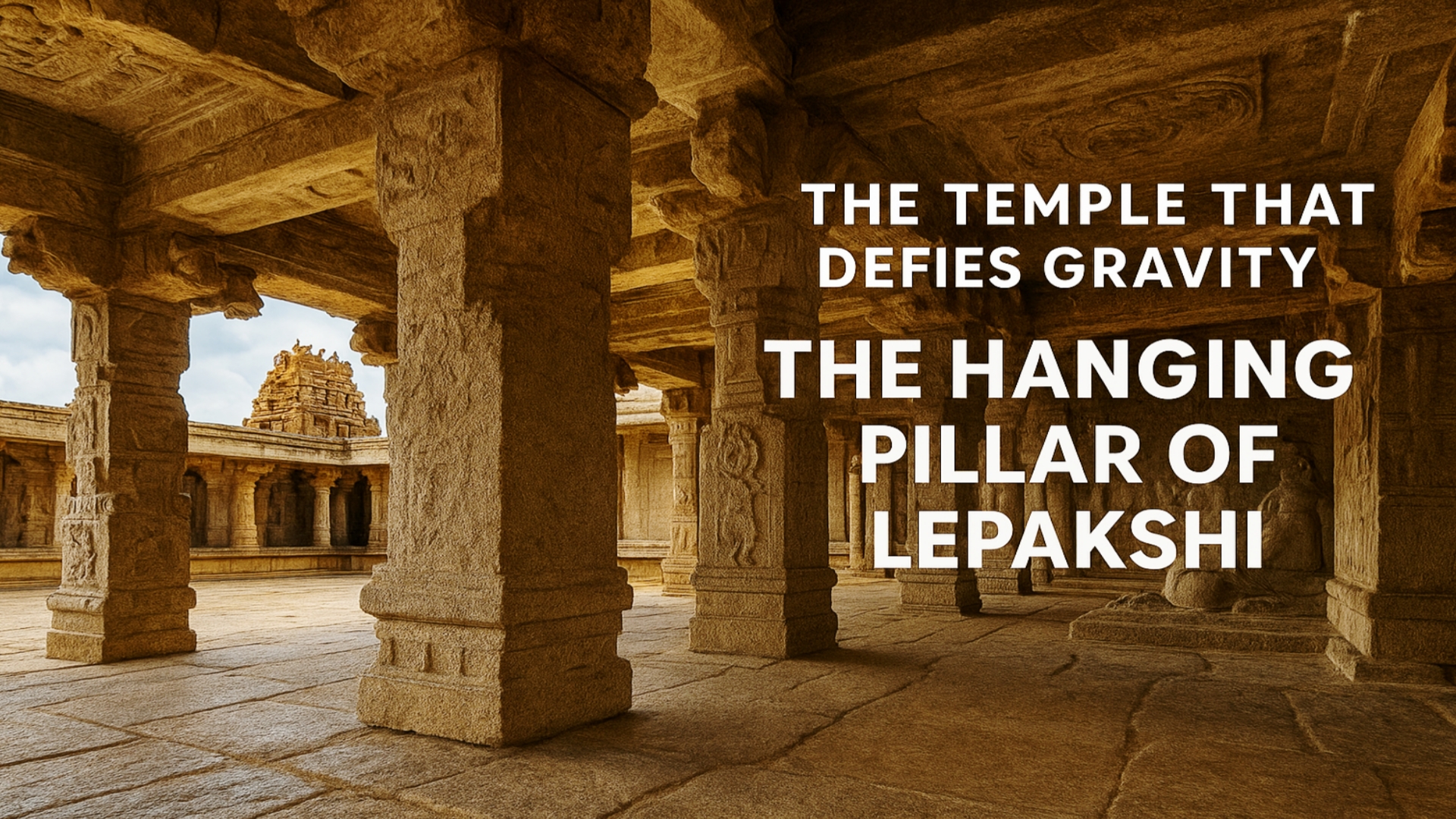 The Temple That Defies Gravity: The Hanging Pillar of Lepakshi