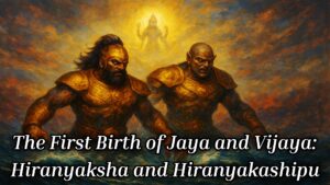 The First Birth of Jaya and Vijaya: Hiranyaksha and Hiranyakashipu