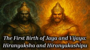 The First Birth of Jaya and Vijaya: Hiranyaksha and Hiranyakashipu