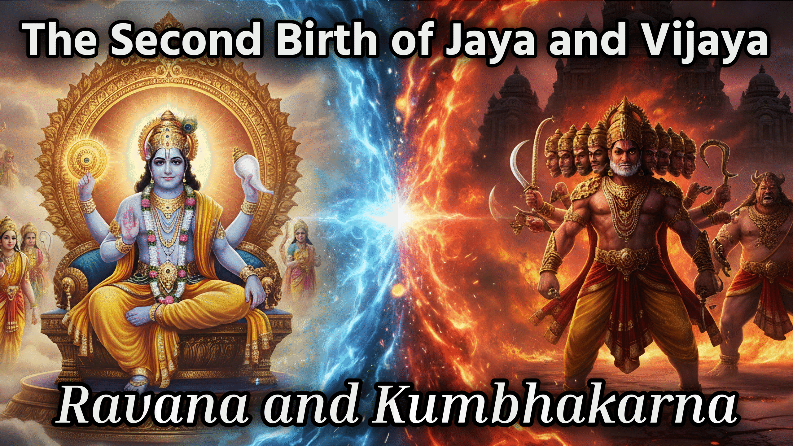 The Second Birth of Jaya and Vijaya: Ravana and Kumbhakarna